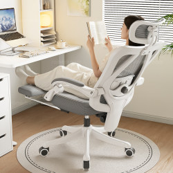Sanmeng Ergonomic Chair, Comfortable and Waist-Protecting, Not Tiring for Long Periods of Sitting, Computer Chair, Home Use, Reclining Office Chair, Gaming Chair