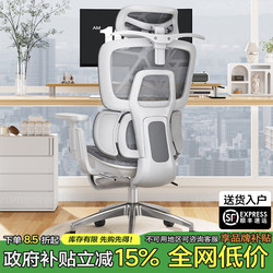 Sanmeng Ergonomic Chair, Home Waist-Protecting Computer Chair, Comfortable for Long Sitting, Gaming Chair with Reclining Backrest, Office Chair