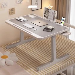 Small Bed Table, Foldable and Adjustable Computer Desk for Windowsill, Dormitory Student Lazy Desk, Home Children's Study Desk