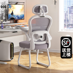 Computer Chair for Home Use, Comfortable for Long Sitting, Ergonomic Chair for Bedroom, Dormitory, Desk, Study, Backrest, Office, Gaming Chair