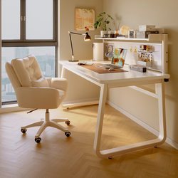 Desk Student Home Computer Desk Girls' Bedroom Study Desk Writing Desk Small Bookshelf Integrated Desk Office Desk