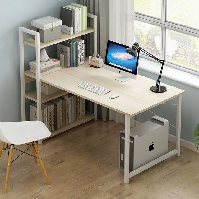 Computer Desk, Simple Desktop for Home Use, Student Single-Person Study ...