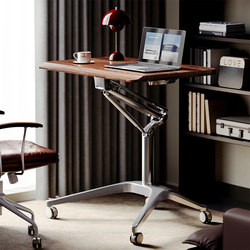 Pneumatic Lifting Computer Desk, Standing Workbench, Home Writing Desk, Small Notebook Movable Desk
