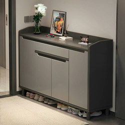 Shoe Cabinet for Home Entrance, Indoor Foyer Storage Cabinet, Integrated Wall-Mounted 2026 New Model, Multi-Layer Solid Wood Shoe Rack for Entryway