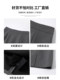 Gray slit skirt for women in spring 2025 new anti-exposure and slim high waist suit A-line hip short skirt