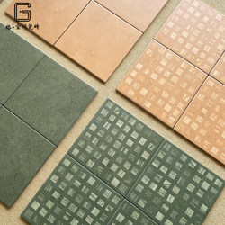 Boutique Hotel Vintage Small Square Art Tiles Kitchen Bathroom Tiles French-Style Distressed Non-Slip Floor Tiles 200X200