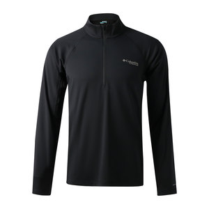 
Colombian quick-drying clothing men's 26 new outdoor elastic half-zip sports long-sleeved T-shirt bottoming shirt AE5737