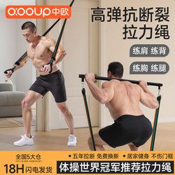 Resistance Band Fitness Equipment for Men, Elastic Band for Chest Muscle Training, Home Gym Equipment, Door-Mounted High Pull-Down Exercise Tool for Back Training