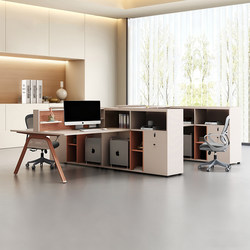 Staff Office Desk and Chair Set with Pegboard, Hanging Board, Screen, Cubicle, Partition, Employee Workstation, Double, Four, Six-Person Office Desk