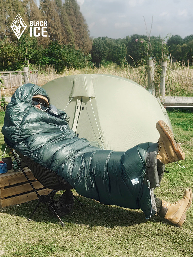 Sac De Couchage En Duvet D'oie Blanc - Enveloppe 3 Saisons Pour Camping Et Randonnée - Température Confort 0 à -10°C - Portable Et Léger Pour Adulte