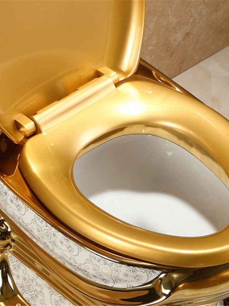 欧赛雅宫廷金色马桶