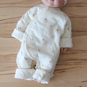 
Hao Yimo's newborn newborn thickened cotton clothes baby autumn and winter onesie thin cotton clamped cotton women and boys spring