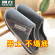 Huili autumn and winter cotton slippers for men's home interior thick sole men's 2025 new winter fur slippers for women