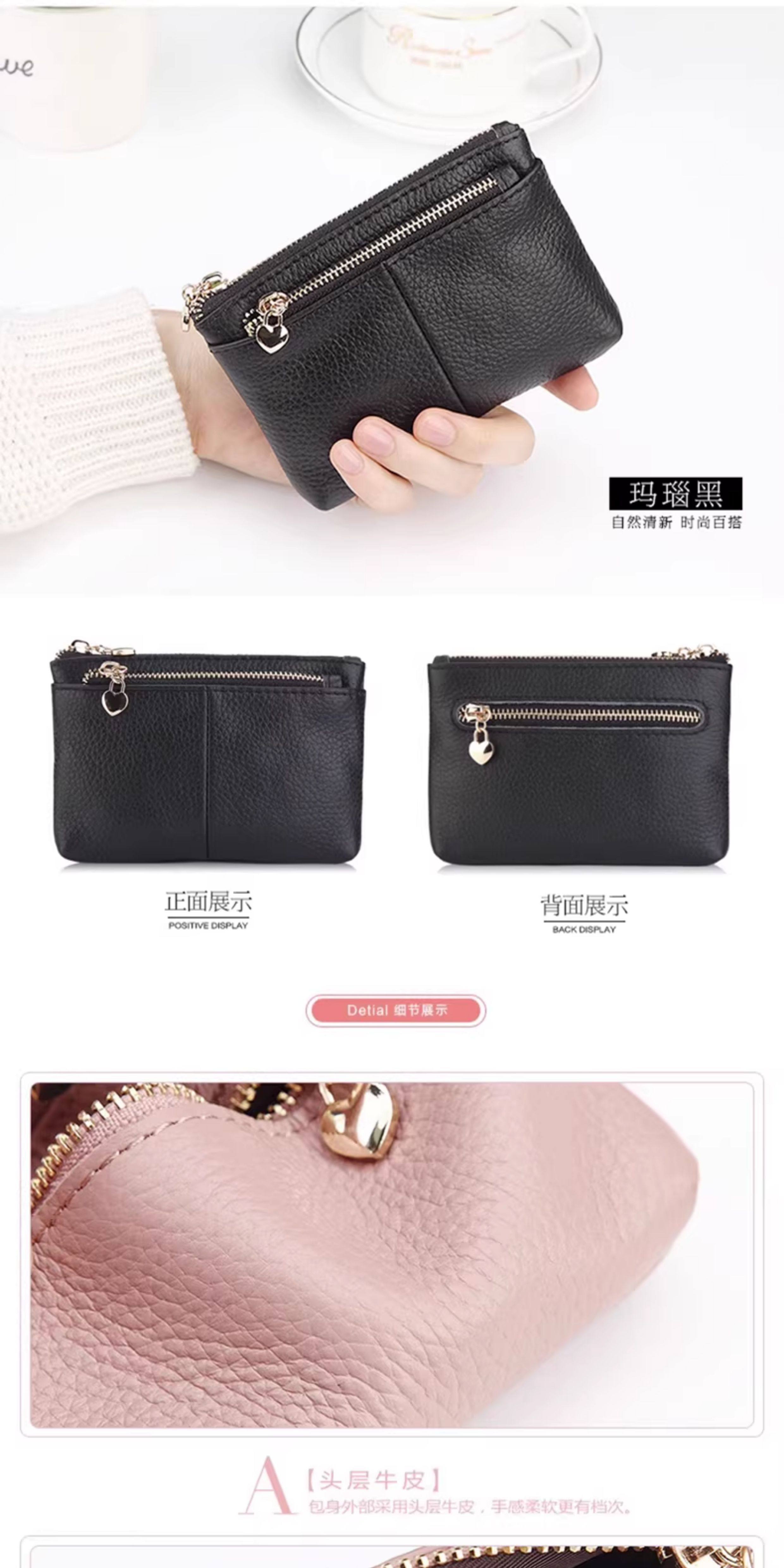 Portafoglio Lungo Donna In Similpelle, Pochette Zip Con Blocco RFID, Porta Carte E Telefono