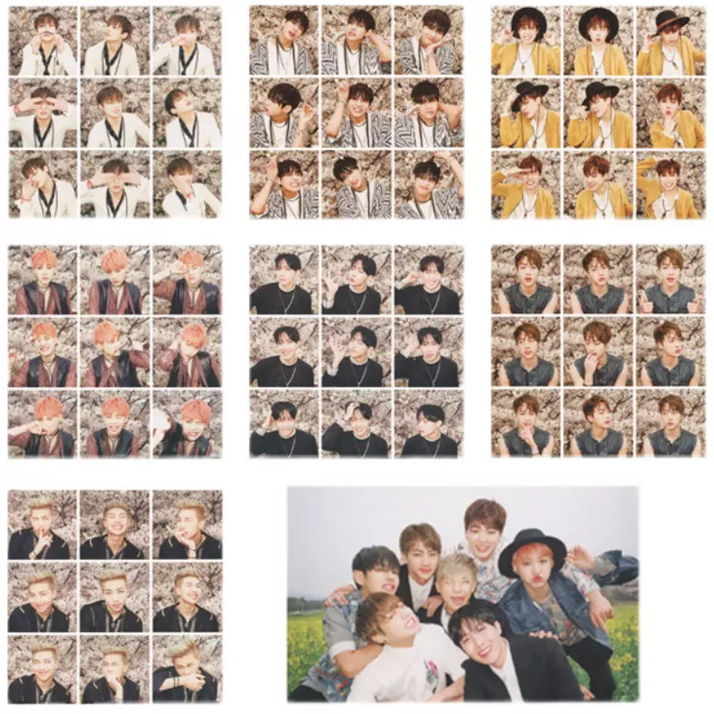 防弹少年团map Of The Soul 7小卡签名小卡wings花样年华同款