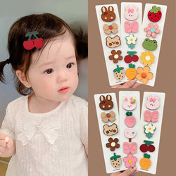 Baby Hair Fringe Stickers Cute Cartoon Animal Baby Hair Clips 2026 New High-End Side Magic Tape Hair Accessories