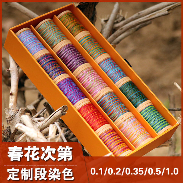 Customized section dye wax line color wax line high -light Thai wax dye 0.1 South American color 0.2 South American color line editing
