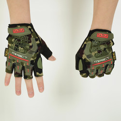 Spring and Summer Sports Tactical Half-Finger Gloves for Men, Special Forces Warrior Style, Outdoor Fitness Cycling Non-Slip Gloves, Winter