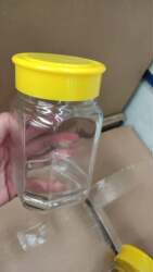 1kg octagonal full box free shipping honey bottle with lid