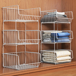 Wardrobe Storage Magic Tool, Clothing Storage Box, Shelf Dividers for Organizing in the Cabinet, Dormitory Rack, Storage Basket