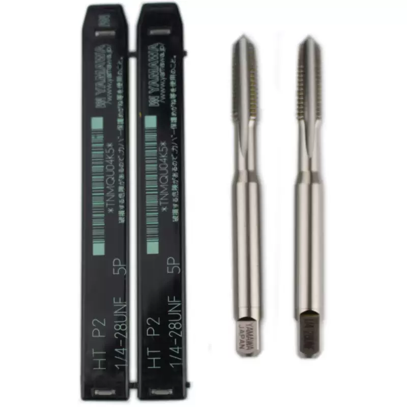日本原装进口YAMAWA 英制美制直槽丝攻HT P2 1/4-28 UNF 5P丝锥