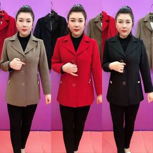
Spring and Autumn mid-length women's windbreaker fashionable waist-closing suit jacket versatile large size slim temperament high-end coat