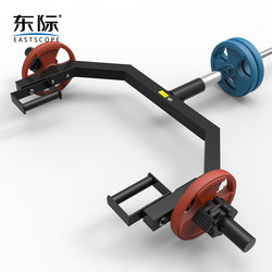 Oriental Barbell Scratching Rack Rotatable T-Bar Rowing Handle Explosive Training Ground Gun Rack Multi-Functional Handle