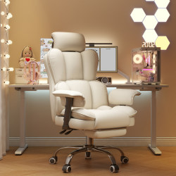 Home-Use Gaming Sofa Chair, Reclining Computer Chair for Lunch Breaks, Comfortable for Long Sitting, Leisure Office Chair with Backrest, Desk Chair