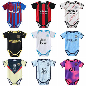 Infant Supreme Real Madrid jersey football clothing baby BB dressing Paris children's ball clothes baby clothes climbing clothes
