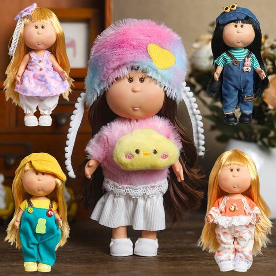 Potato Doll mia 24cm Spanish doll dress up foreign reborn doll clothes replacement new suit