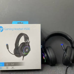 
HP/HP H500 Wired Headphones Glowing Bands with Mac desktop computer laptop e-sports game chicken