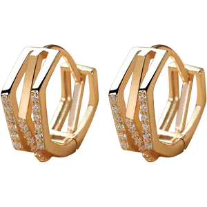 plain ring earrings kgold Latest Authentic Product Praise