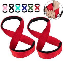 8-Shaped Support Wristband Pull-Up Cotton Grip Band Fitness Horizontal Bar Compression Weightlifting Anti-Slip Band 1 Piece