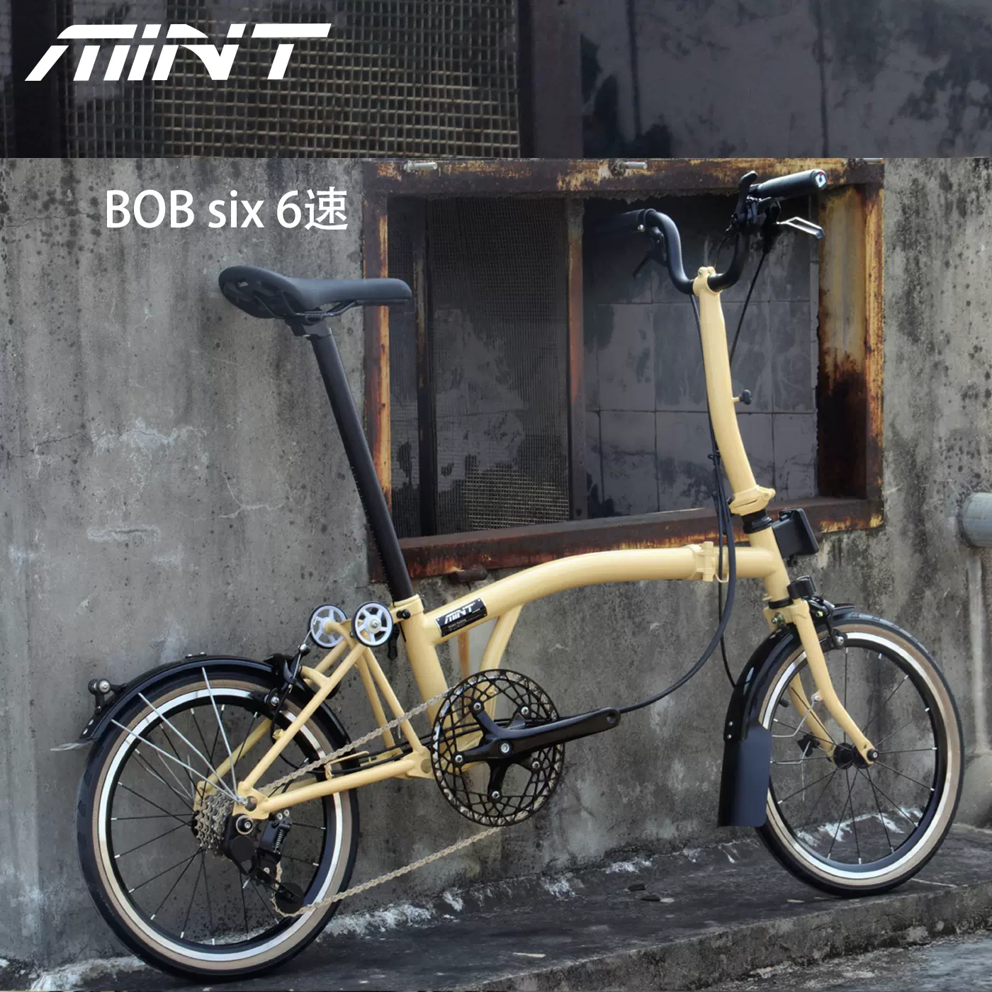 mint 14寸小布412折叠车BOB 3-14K外3速便携式地铁后尾箱自行车-Taobao