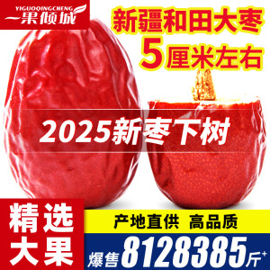 Xinjiang Red Date Specialty Hotan Date Snacks Specialty First-class Big Red Date New Candied Date Dried Fruit Official Flagship Store