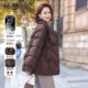 Mom's winter style scarf collar down jacket 2025 winter new style middle-aged and elderly women's noble warm thick coat