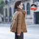 2025 New Mom Down Jacket Winter Clothes Middle-aged and Elderly Mink Fur Jacket Middle-aged Lady Temperament White Duck Down Cotton Jacket