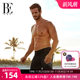 BE van der Andy Swimming Bottom Men's Anti-Awkward Knee-Level Five-minute Swimming Bottom Quick-Drying Anti-Chlorosty Swimming Bottom Fitness Training Vacation