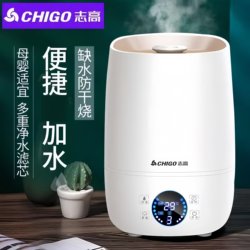 Chigo Humidifier for Home Use in the Bedroom, Dual-Use for Dry and Wet, Small Spray Machine, Simple and Silent Aromatherapy Machine, Air Humidifier