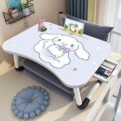 Bed Small Table Foldableable Dormitory Lazy Desk Student Study Table Laptop Table Bedroom Writing Table