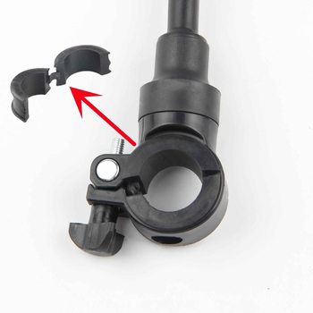 
Motorcycle electric vehicle spotlight bracket tube clamp rubber grid anti-slip spacer guard bar shock absorber handlebar gasket