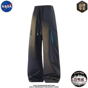 
NASAOVER2025 assault pants men's Northeast minus 40 degrees cold and warm windproof down straight pants overalls