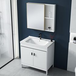 Floor-Standing Washbasin Cabinet Combination Balcony Washbasin Home Washbasin Bathroom Cabinet Modern Simple Washstand