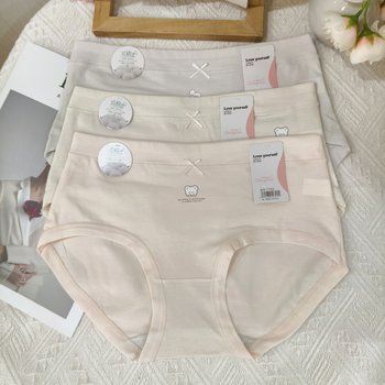 
Girls can rest assured 95 pure cotton extended crotch large size women's underwear