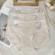 3 packs of girls' rest assured 95 pure cotton extended crotch large size Category A maternal and infant grade mid-high waist pure cotton women's underwear