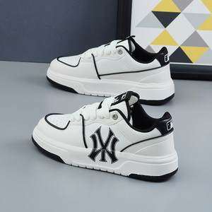 
Hong Kong trendy brand genuine leather men's shoes 2025 spring and autumn new niche thick-soled popular boys' small white shoes trendy shoes