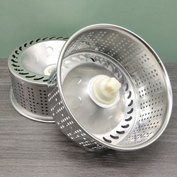 Rotating Mop Dehydration Basket Stainless Steel Mesh Basket Spin-Dry Mop Bucket Dehydration and Draining Basket Accessories Repair 