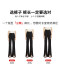 Black high-waisted suit bell-bottom pants for women 2025 summer thin slim fit slim drooping small slit slit slit trousers