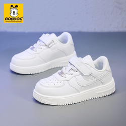Babudou Children's White Sneakers for Boys 2026 New Spring and Autumn White Sports Shoes Casual Shoes Elementary School Students' Sneakers for Girls