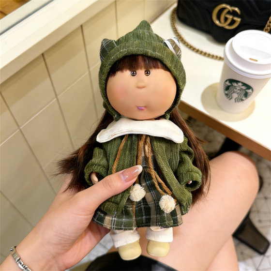 
Spanish potato doll mia vinyl doll 24cm doll set toy cute birthday gift